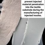 Bonding barrier membranes to technical textiles to prevent the penetration of injected materials through the textile.